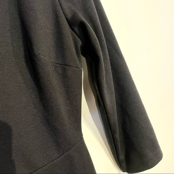 Old Navy Petite Little Black Dress Three Quarter Sleeve Stretch Knit SP - Picture 5 of 7